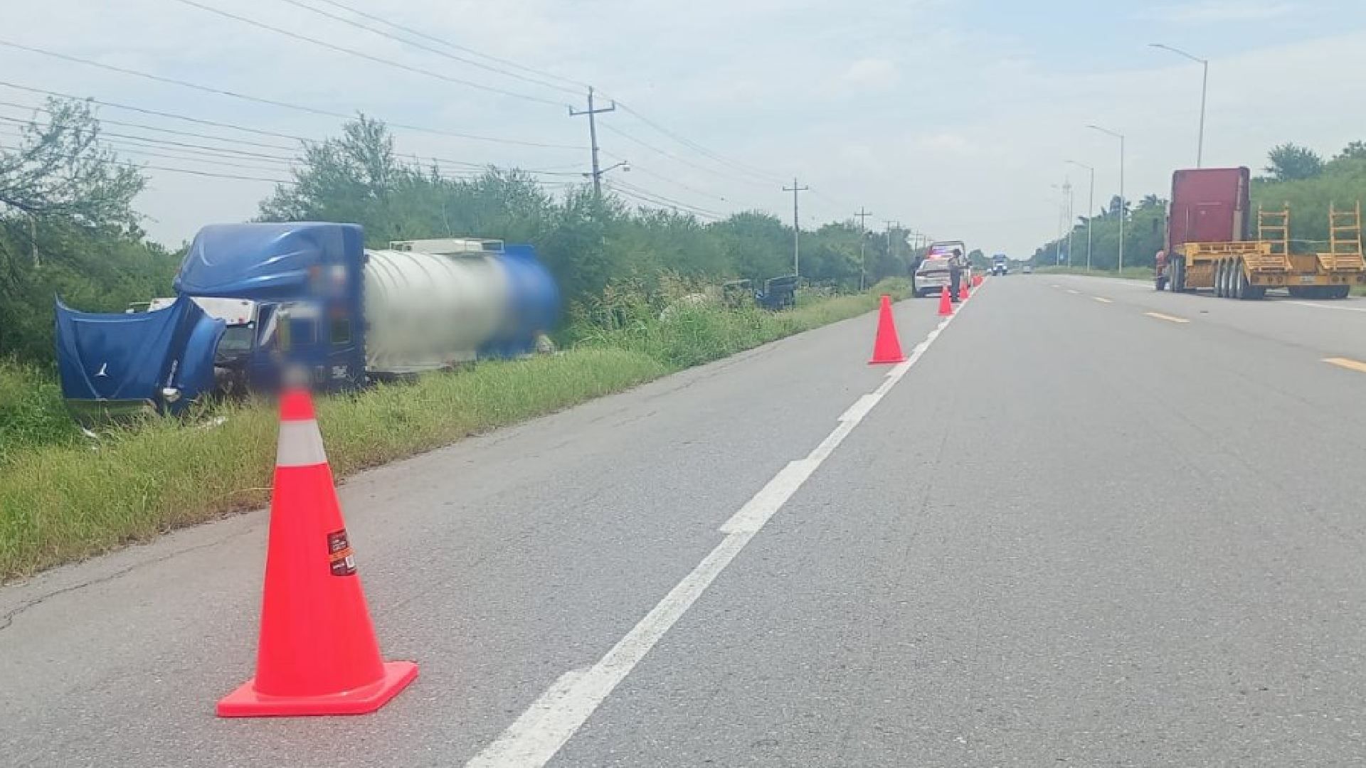 Accidente en Tamaulipas. Foto: Guardia Nacional